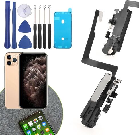 Earpiece Speaker Replacement for iPhone 11 Pro Max Ear Speaker Flex Cable Replacement for iPhone 11 Pro Max with Tool in Kuwait