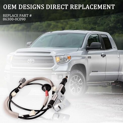 قاعدة هوائي بديلة مناسبة لسيارة Toyota Tundra 2007-2013، مجموعة الهوائي مع حامل يحل محل 86309-0C040 863090C040 in Kuwait