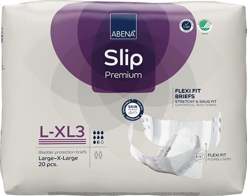 ملابس داخلية سهلة الارتداء من Abena Slip Flexi-Fit Premium، المستوى 3، (متوسط ​​إلى كبير جدًا)، متوسط/كبير، 92 قطعة in Kuwait