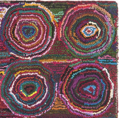 SAFAVIEH Nantucket Collection Runner Rug - 2'3" x 8', Pink & Multi, Handmade Modern Abstract Boho Cotton, Ideal for High Traffic Areas in Living Room, Bedroom (NAN143A) in Saudi Arabia
