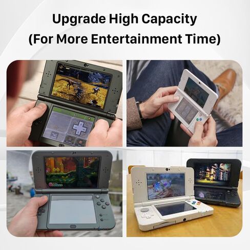 (3600mAh) Battery for Nintendo SPR-003, 2024 New 0 Cycle Higher Capacity Rechargeable Battery Replacement for Nintendo Switch 3DS XL SPR-001, 3DS XL RED-001, SPR-A-BPAA-CO Game Console with Tool in Kuwait
