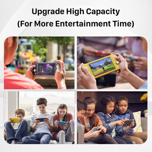 LCLEBM (4680mAh) Battery for Nintendo HDH-003, 2024 New 0 Cycle Higher Capacity Rechargeable Battery Replacement for Switch Lite HDH-003, HDH-001 Game Console with Repair Tools in Kuwait