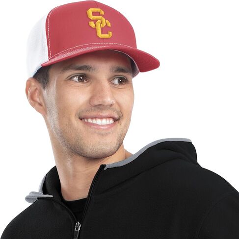 Pacific Headwear NCAA Trucker Snapback Hat | Collegiate Contrast Stitch Cap for Fans | Officially Licensed Apparel in Saudi Arabia