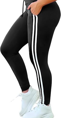 PINSV Women's Joggers Pants Running Sweatpants Athletic Workout Yoga Leggings with Pockets in Saudi Arabia