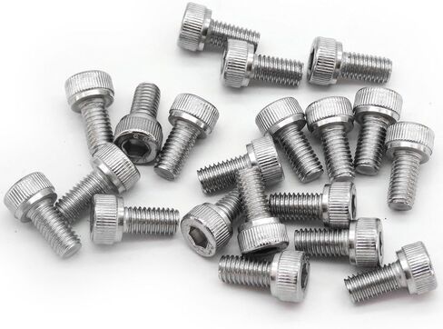 100pcs M2x20mm Stainless Steel Socket Head Cap Machine Screw Bolts 304 Stainless in Kuwait