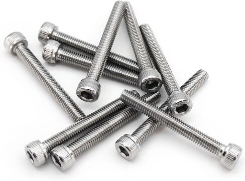 100pcs M2x20mm Stainless Steel Socket Head Cap Machine Screw Bolts 304 Stainless in Kuwait