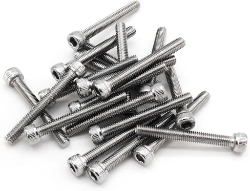 100pcs M2x20mm Stainless Steel Socket Head Cap Machine Screw Bolts 304 Stainless in Kuwait