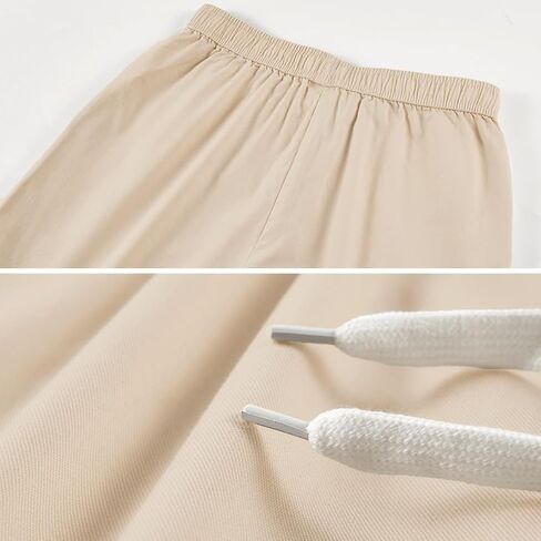 شورت Msmsse النسائي برمودا بطول الركبة من القطن شورت طويل كاجوال للمشي الرياضي in Kuwait