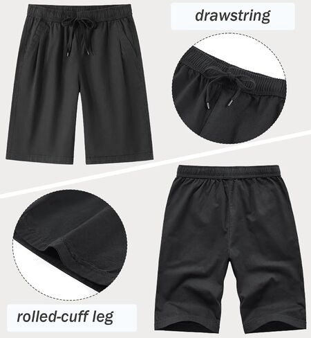 Msmsse Women's Bermuda Knee Length Shorts Cotton Casual Cargo Long Shorts for Athletic Walking Workout in Saudi Arabia