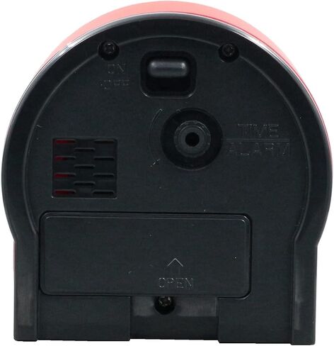 Seiko Asami Bedroom Alarm Clock, Black in Saudi Arabia