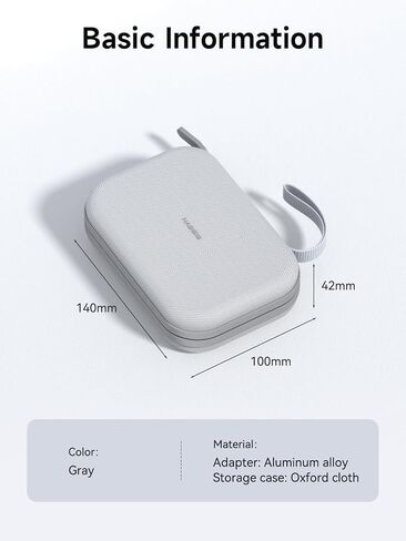مجموعة محول Hagibis USB C، 40 جيجابت في الثانية 240 وات 8K@60 هرتز USB4 نوع C مجموعة كابل شحن سريع مجموعة محول حقيبة تخزين مع محول USB C إلى C بسرعة 40 جيجابت في الثانية *5، محول USB A إلى C بسرعة 10 جيجابت في الثانية *2 للسفر in Kuwait