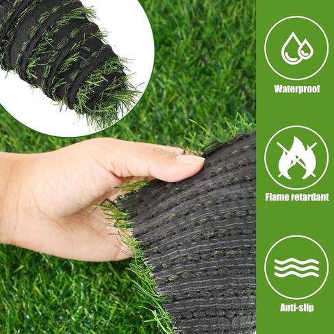 Grass Table Runner Artificial Tabletop Decor Synthetic Turf Grass Placemats Grass Table Liner Green Rug Table Cloths for Parties Wedding Banquet Faux Moss Table Runner (2, 12 x 36 Inch) in Kuwait