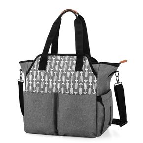 CURMIO Breast Pump Tote Bag Compatible for Spectra S1, S2 and Medela, Pumping Bag with Laptop Pocket for Working Moms, Black (Patented Design)
