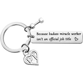Physical Therapist PT Keychain Jewelry Appreciation Gift