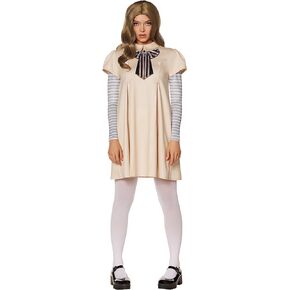 Spirit Halloween Adult M3GAN Dress Costume | Officially Licensed | Theatrical Outfit | Perfect for Horror Fans