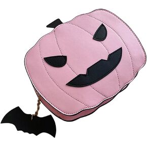 Halloween Pumpkin Crossbody Bag Novelty Devil Shoulder Bag Goth Purse Halloween Pumpkin Purse Crossbody Shoulder Handbag