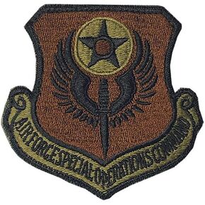 US Air Force Special Operations Command OCP Spice Brown Patch with Hook Fastener (EA)