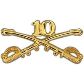 10th Cavalry Large Pin