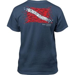 Salt Life Boy's Grouper Flag Youth Short Sleeve Tee