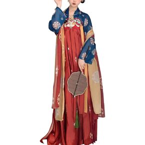 Chinese Traditional Hanfu Dress Tang Dynasty Qixiong Ruqun Ancient Fairy Princess Costume