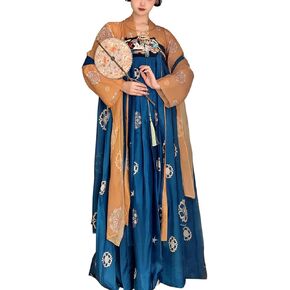 Chinese Traditional Hanfu Dress Tang Dynasty Qixiong Ruqun Ancient Fairy Princess Costume
