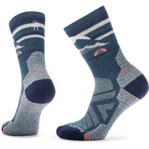 Smartwool Women's Hike Light Cushion Merino Wool Mountain Moon Crew Socks