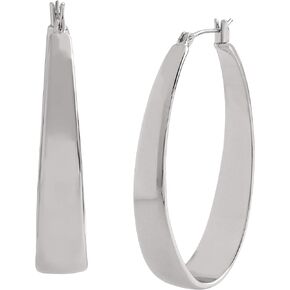 Oval Hoop Earrings
