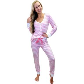 Jordann Jammies Pink and White Stripe Pajama Set (XL/2XL) in Saudi Arabia