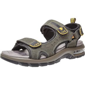 CAMEL CROWN Men's Leather Sandals for Hiking Walking Beach Treads Water Athletic Outdoor with Premium Air Cushion | Waterproof