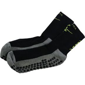 Alpha Training Soccer Grip Socks - Grip Boost Socks for Men, Anti Slip Socks for Men, Women, and Youth, White Grip Socks