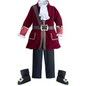 Disney Captain Hook Costume for Kids Size 3 Multi