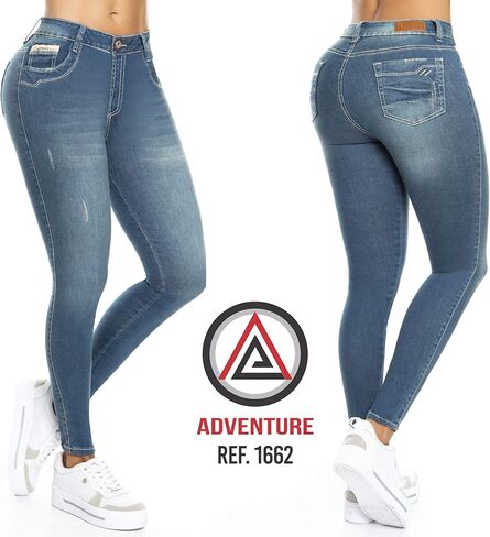 مغامرة جينز كولومبي للنساء بنطلونات كولومبيانوس ليفانتا كولا 1662 in Kuwait