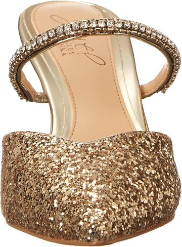 Jewel Badgley Mischka Jan Strappy Pointed Toe Stiletto in Saudi Arabia