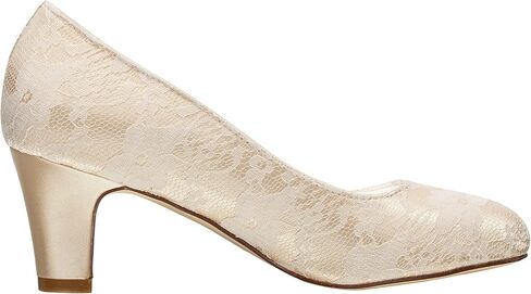 Emily Bridal Wedding Shoes Women's Silk Like Satin Stiletto Heel Closed Toe Pumps in Saudi Arabia