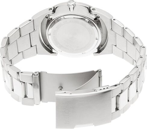 Bulova Men's Classic Stainless Steel 3-Hand Calendar Date Quartz Watch, Blue Dial,43mm Style: 96B220 in Saudi Arabia