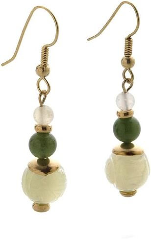 الأقراط التنين اليشم, حجر كريم معدني, اليشم in Kuwait