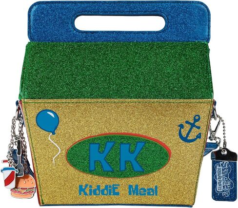 Spongebob Squarepants Glitter Kids Meal Box With Adjustable Strap and Three Metal Charms in Saudi Arabia