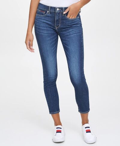 Tommy Hilfiger Skinny Mid-Rise Jeans for Women, a Classic Summer Staple in Any Wardrobe in Saudi Arabia