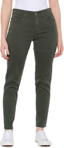 Democracy Women's High Rise Ankle Jean, Teking Green, 14 in Saudi Arabia