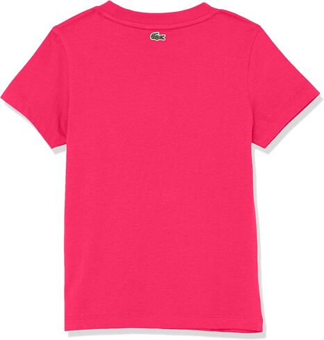 Lacoste Baby Girls' Short Sleeve Stacked Timeline Croc T-Shirt in Saudi Arabia
