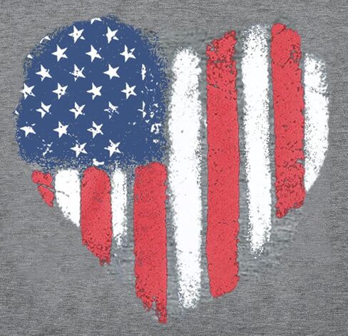 American Flag Shirt 4th of July Shirt Women Ring Hole Sexy V-Neck Short Sleeve T-Shirt Casual USA Patriotic Tees Tops in Saudi Arabia