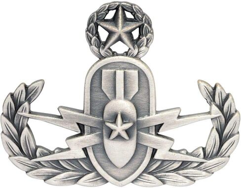 MEDALS OF AMERICA EST. 1976 Master Explosive Ordnance Disposal EOD Silver Oxide in Saudi Arabia