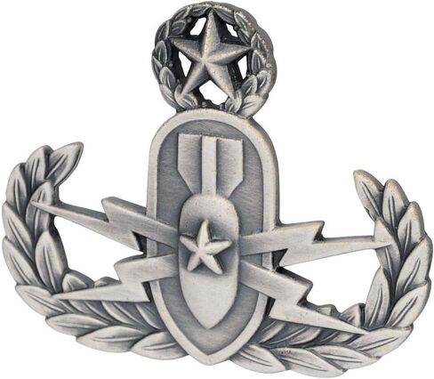 MEDALS OF AMERICA EST. 1976 Master Explosive Ordnance Disposal EOD Silver Oxide in Saudi Arabia