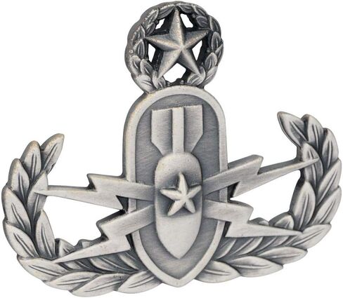 MEDALS OF AMERICA EST. 1976 Master Explosive Ordnance Disposal EOD Silver Oxide in Saudi Arabia