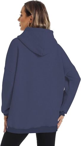 ROYLAMP Womens Oversized Hoodies Pullover Fleece Long Sleeve Hooded Sweatshirts Casual Fall Winter Outfits Tops in Kuwait