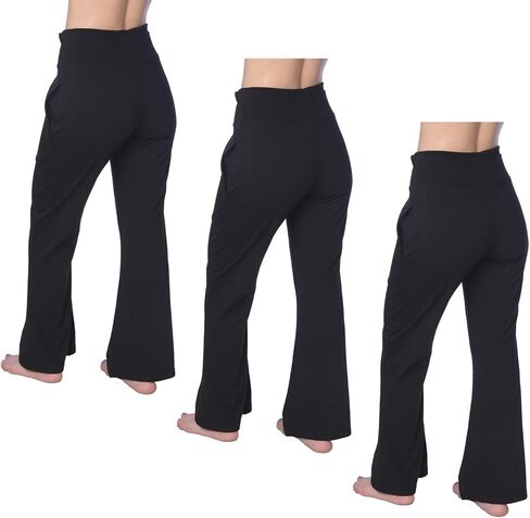 بنطال بيجامة نسائي عالي الخصر وطويل الساق من نسيج الجيرسيه متوفر بمقاس كبير in Kuwait