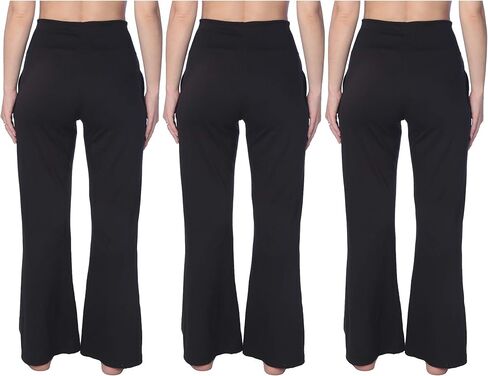 بنطال بيجامة نسائي عالي الخصر وطويل الساق من نسيج الجيرسيه متوفر بمقاس كبير in Kuwait