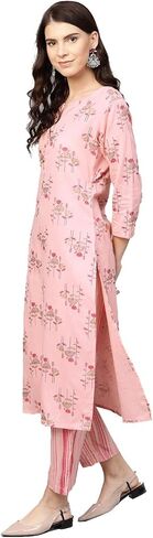 طقم كورتا بالازو النسائي المطبوع من رايون من Arayna in Kuwait