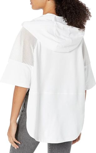 DKNY Women's Hooded Anorak Zip Up Poncho Jacket in Saudi Arabia