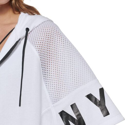 DKNY Women's Hooded Anorak Zip Up Poncho Jacket in Saudi Arabia